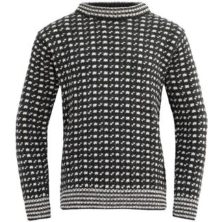Devold Original Islender Wool Sweater Anthracite/Offwhite - XXL
