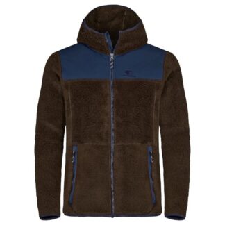 Elevenate M Glacier Pile Hood Shiitake Brown - S