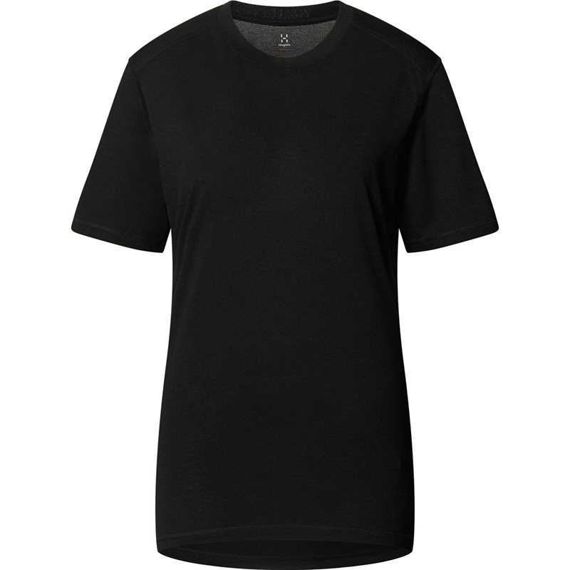Haglöfs Kaise Wool Tee Women True Black - XS