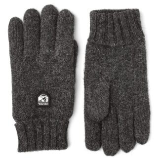Hestra Basic Wool Gloves Charcoal - 10
