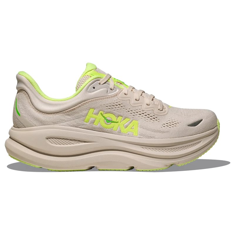 Hoka M Bondi 9 Grout/Neon Yuzu - 41 1/3