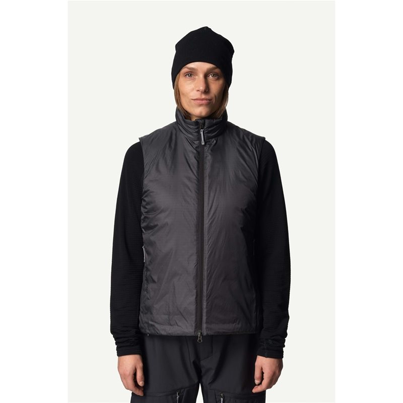 Houdini W's Dunfri Vest True Black - XS