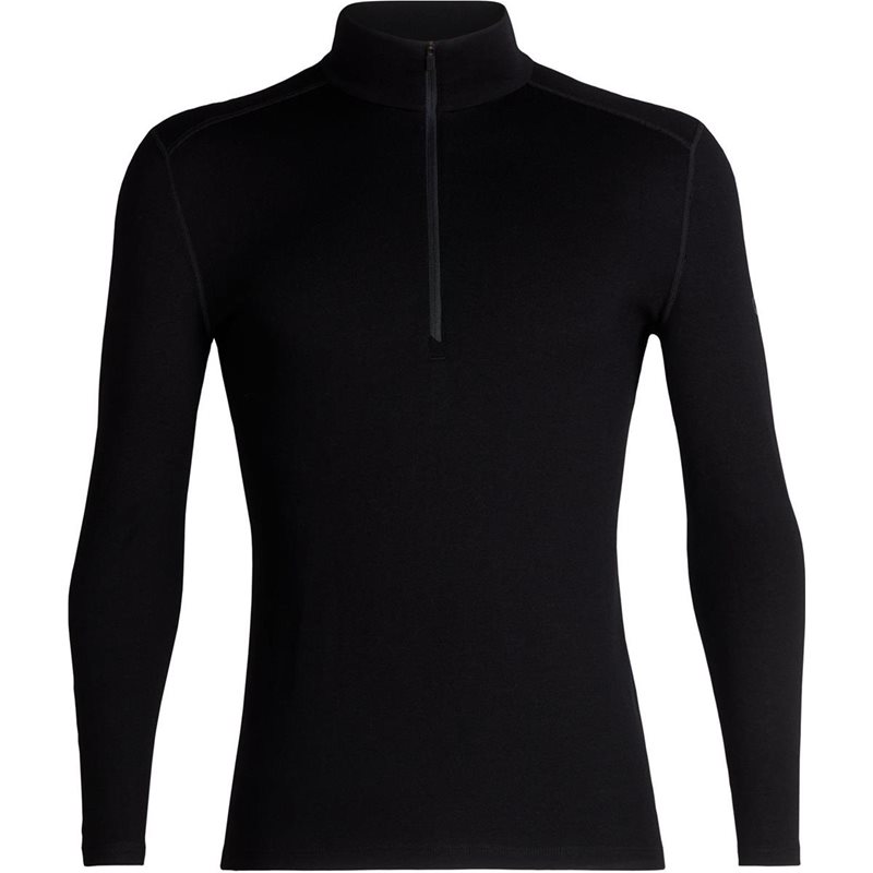 Icebreaker Men Merino 260 Tech LS Half Zip Black - M