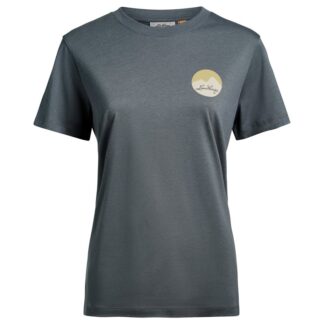 Lundhags Järpen Printed T-Shirt W Dk Sky Blue - M