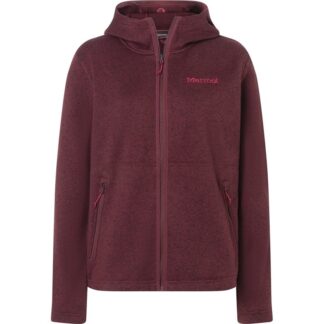 Marmot Wm's Drop Line Full Zip Hoody Acai Berry Heather - L