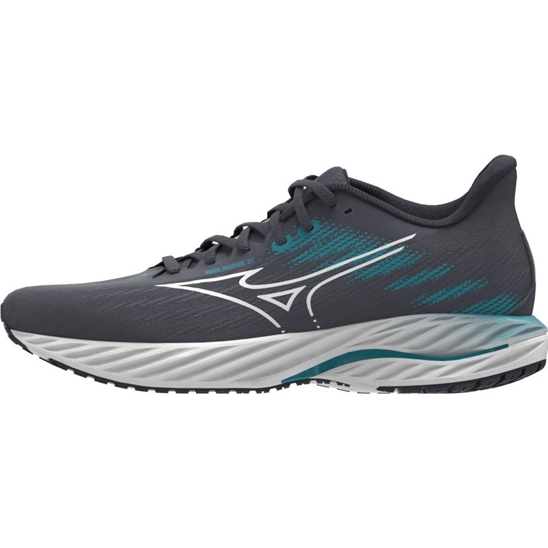 Mizuno Wave Inspire 21 Odyssey Gray/White/Capri Breeze - 46