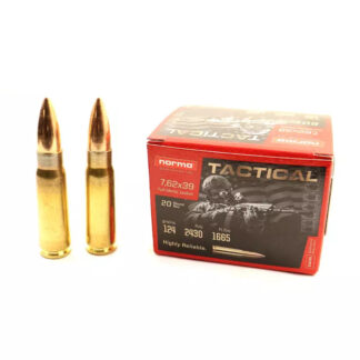 Norma 7,62x39 FMJ, 8gr/124gr, 20 ptr/Ask