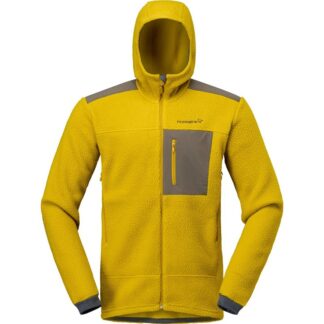 Norrøna Trollveggen Warm3 Zip Hood Golden Palm - S