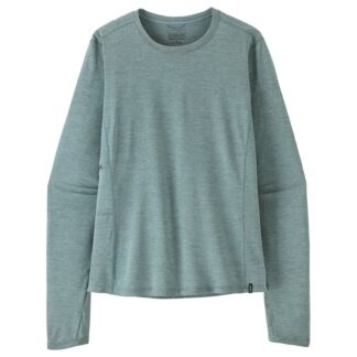 Patagonia W's L/S Cap Cool Sun Shirt Nouveau Green - Blue Sage X-Dye - S