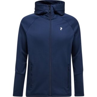 Peak Performance Rider Essentials Midlayer Zip Hood Men Blue Shadow/Blue Shadow - L