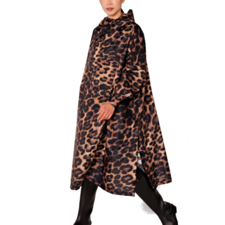 Rainkiss Poncho Dark Leopard