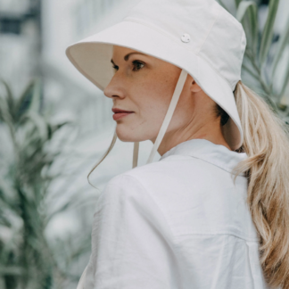 Salon Summer Hat Cotton Ponytail kvinnors