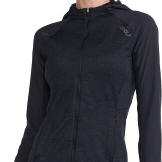 2XU Ignition Shield Hood Mid W-Svart-L Dam Svart L | Mellanlager Tröja