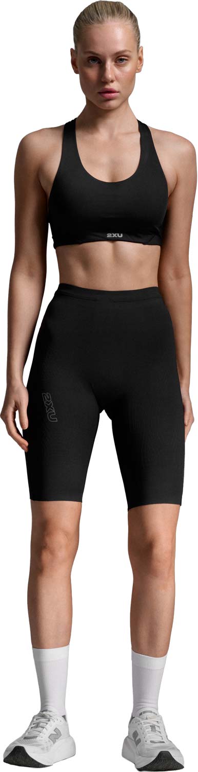 2XU Light Speed React Hi-Rise Compression Shorts W Dam Svart S | Löparshorts