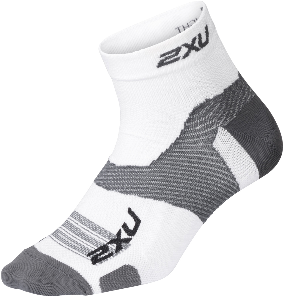 2XU Vectr Ultralight 1/4 Crew Socks Vit S | Löparstrumpor