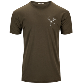 Aclima LightWool 140 Classic Tee Antler Tarmac | Rue Des Mille