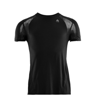 Aclima LightWool Sports T-Shirt M Jet Black | Rue Des Mille