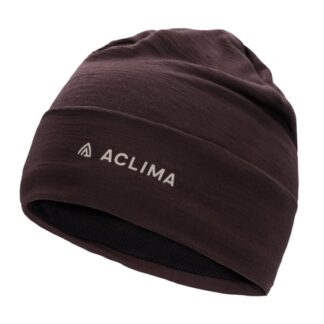 Aclima WoolNet Light Beanie Brown Plum | Rue Des Mille