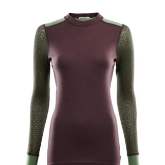Aclima Woolnet Hybrid Crewmeck Dam | Rue Des Mille
