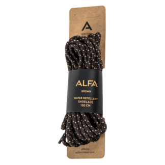 Alfa Skosnöre Brown | Rue Des Mille