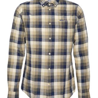 Barbour Hillroad Tailored Shirt Olive | Rue Des Mille