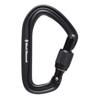 Black Diamond Hotforge Screwgate Carabiner Black