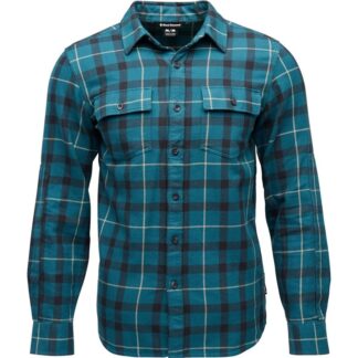 Black Diamond M Project Twill Ls Shirt Creek Blue-Charcoal - S