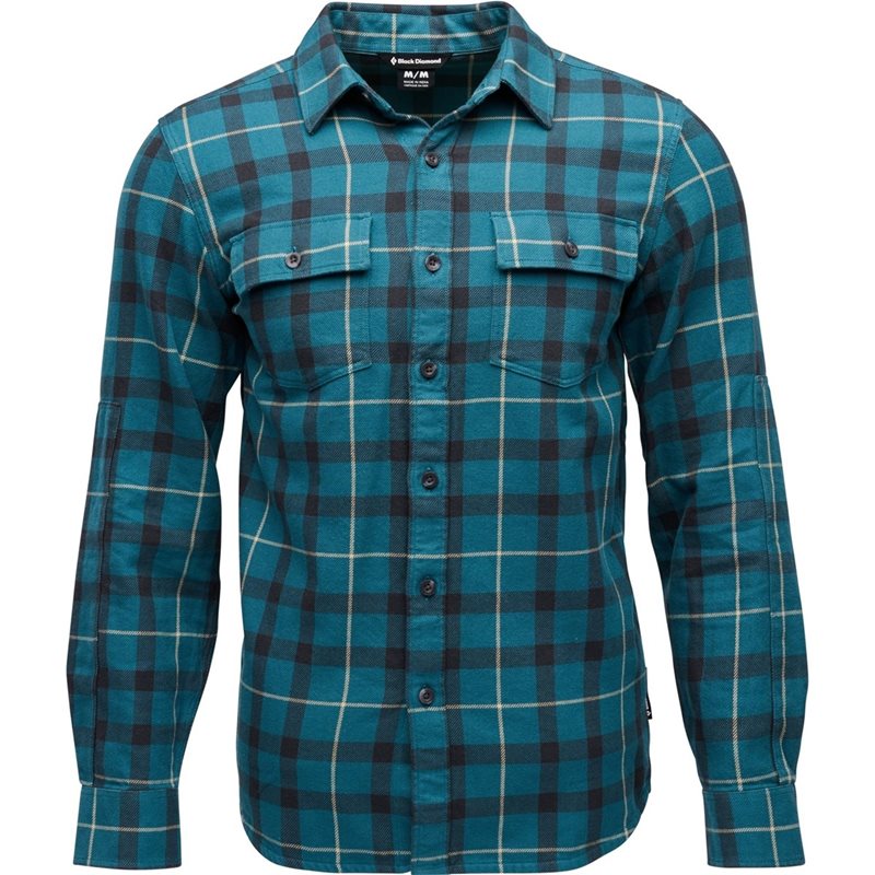 Black Diamond M Project Twill Ls Shirt Creek Blue-Charcoal - S