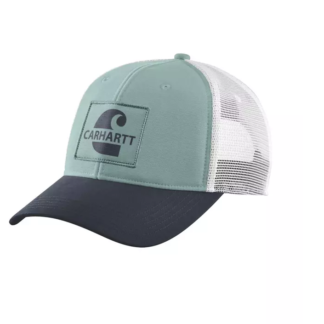 Carhartt Canvas Mesh Core Graphic Keps Blue Surf | Rue Des Mille