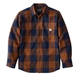 Carhartt Loose Fit Heavyweight Flannel Long-Sleeve Plaid Shirt | Rue Des Mille