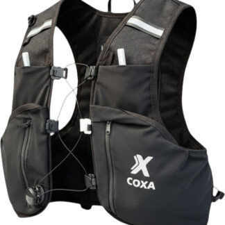 Coxa Carry Running Vest w/ Soft Flask Svart S | Vätskeryggsäck