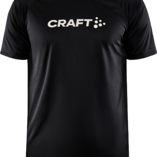 Craft CORE Essence Logo Tee M Herr Svart L | T-shirt