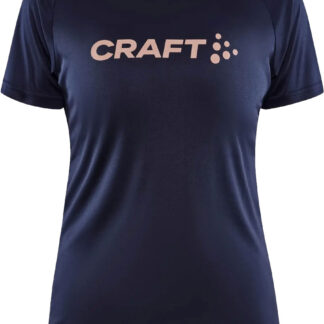Craft CORE Essence Logo Tee W Dam Blå M | T-shirt