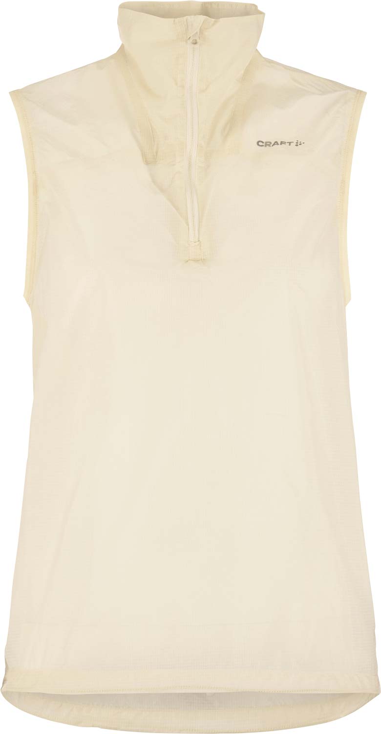 Craft Hypervent Light Wind Vest W Dam Beige L | Löparväst