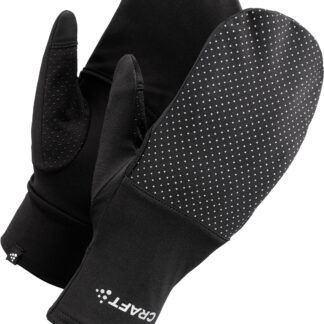 Craft Lumen Fleece Hybrid Glove 2 U Svart L | Löparhandskar