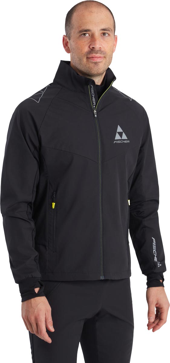 Fischer Mora Speed Jacket M Herr Svart XXL | Längdskidjacka