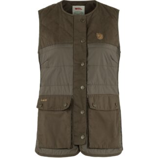 Fjällräven Forest Wool Padded Vest W´s Dark Olive | Rue Des Mille