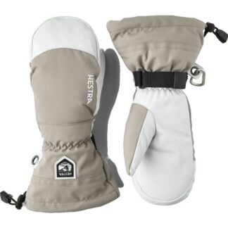 Hestra Army Leather Heli Ski Mitt Khaki - 10