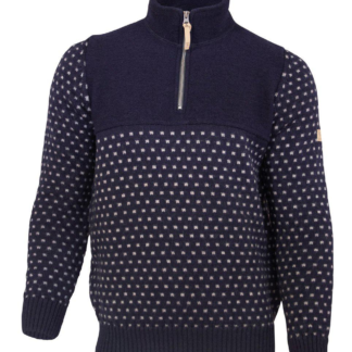 Ivanhoe Sverre Half Zip Navy | Rue Des Mille