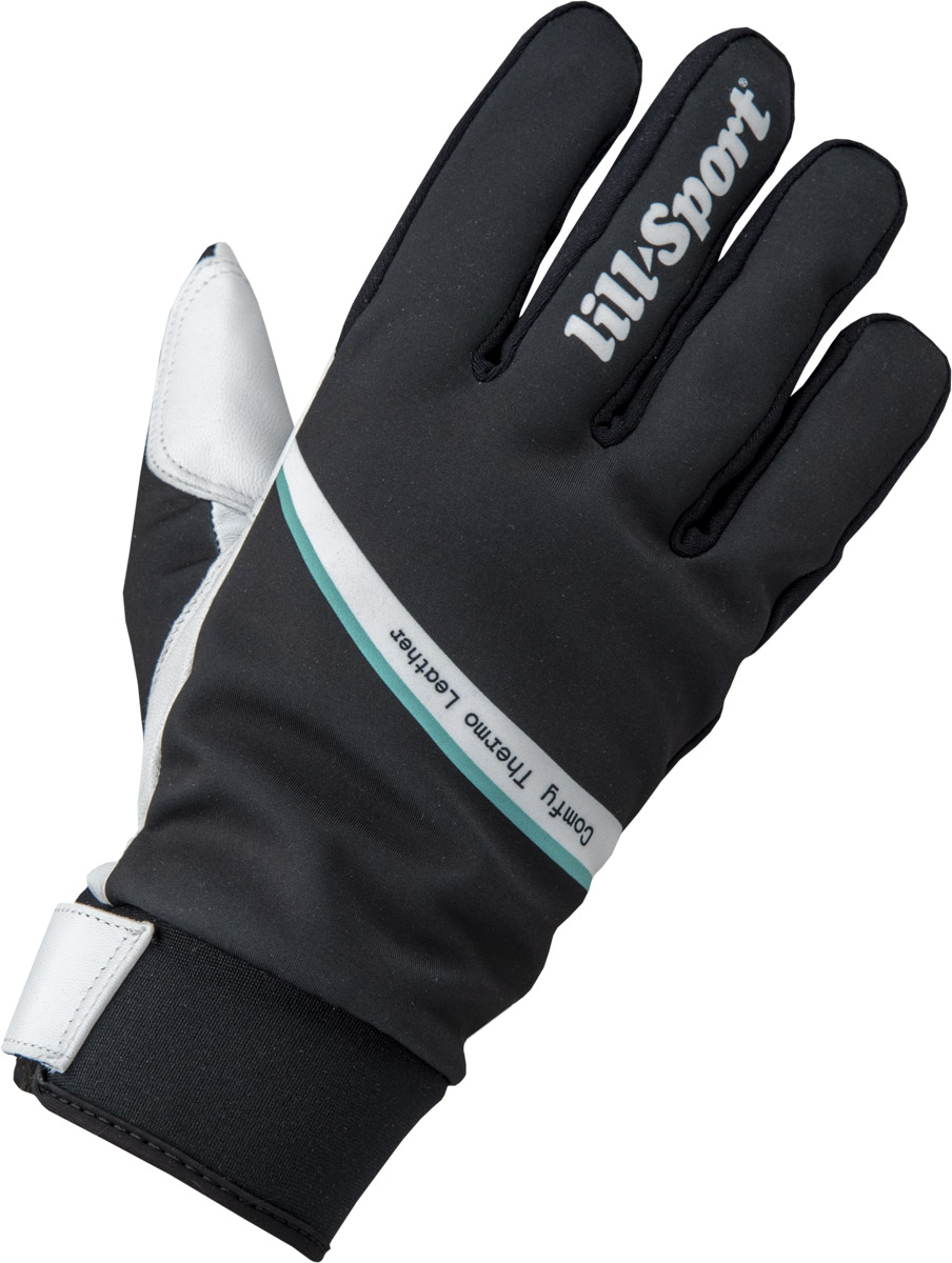 Lillsport Comfy Thermo Leather Svart 10 | Längdskidhandskar