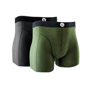 NordHunt 2-Pack Kalsonger Olive/Black | Rue Des Mille