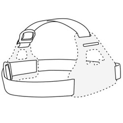 Pannband till PETZL DUO och ULTRA.