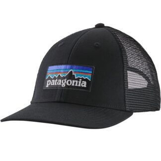 Patagonia P-6 Logo LoPro Trucker Hat Black - NoSize