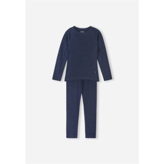 Reima Wool base layer set, Kinsei Navy - 90