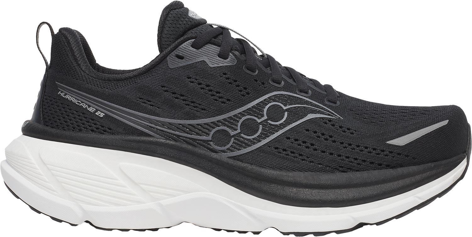 Saucony Hurricane 25 Wide M Herr Svart US 10 | Löparskor
