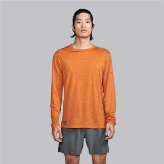 Saucony Peregrine Merino Long Sleeve M Amber Heather - S
