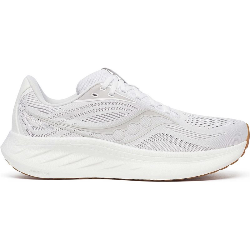 Saucony Ride 18 M White / Gum - 45