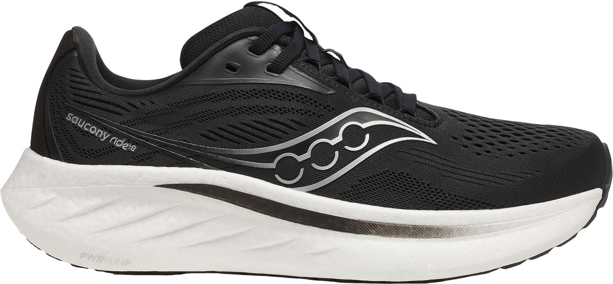 Saucony Ride 18 W Dam Svart USL 5,5 | Löparskor