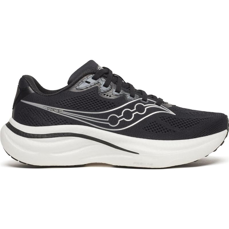 Saucony Ride 19 Wide M Black/Silver - 44,5