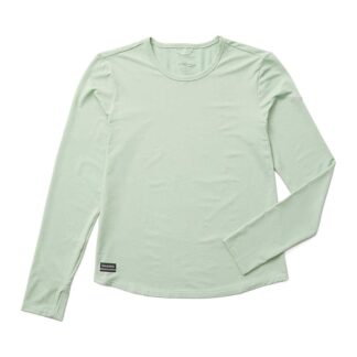 Saucony Stopwatch Long Sleeve W Aloe Heather - XS